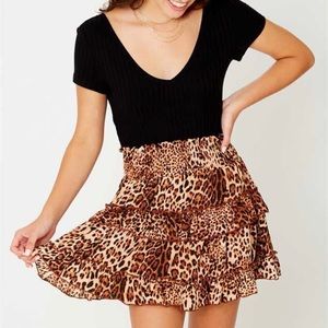 Altar’d State Leopard Skirt
